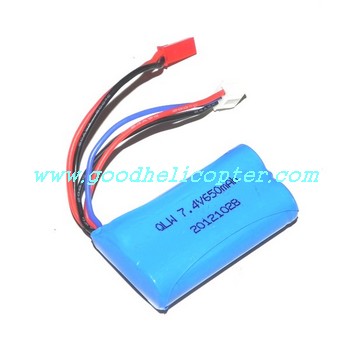 jxd-352-352w helicopter parts battery 7.4V 650mAh JST plug - Click Image to Close